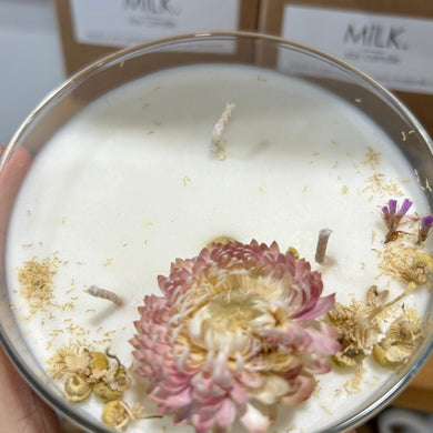 Milk Boho Bowl Candle - Sweet Pea & Jasmine