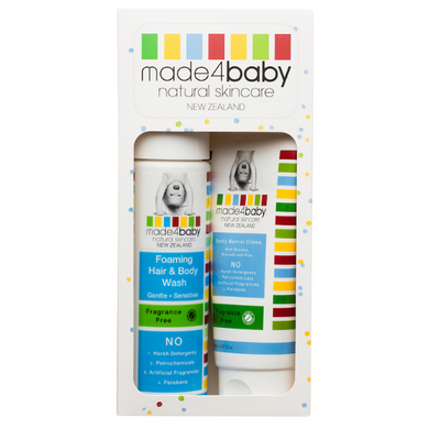 Made4Baby Essential Pack - Fragrance Free (Wash and Bubble Bath)