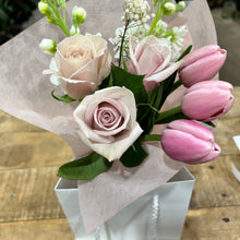 Bottle Jar & Posy of Flowers - Gift Bag