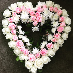 Heart Shaped Funeral or Remembrance Wreath